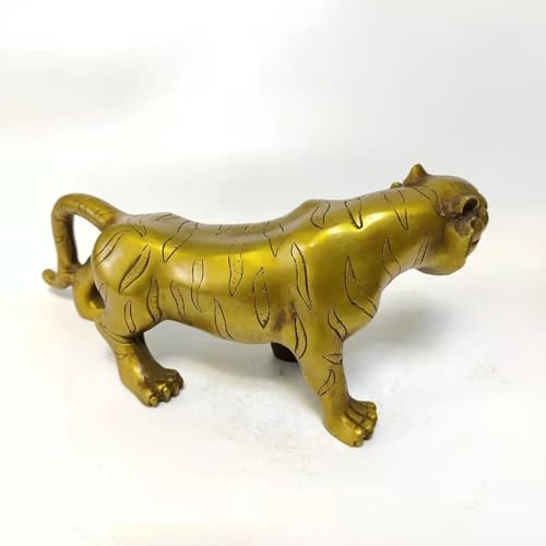 Julrybox Brass Tiger Zodiac Figurine Decor