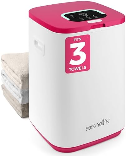 SereneLife SLTLWSQ80 Warmer - 23L Bucket with Timer Pink