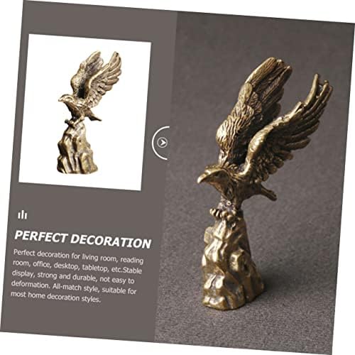 Brass Eagle Statue for Home and Office Decor