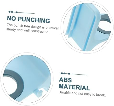 ULTECHNOVO 4Pcs Wall-Mounted Shampoo Holder Organizer
