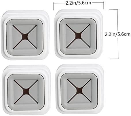 GLEAVI 4Pcs Wall Mounted Towel Racks No Drill Design