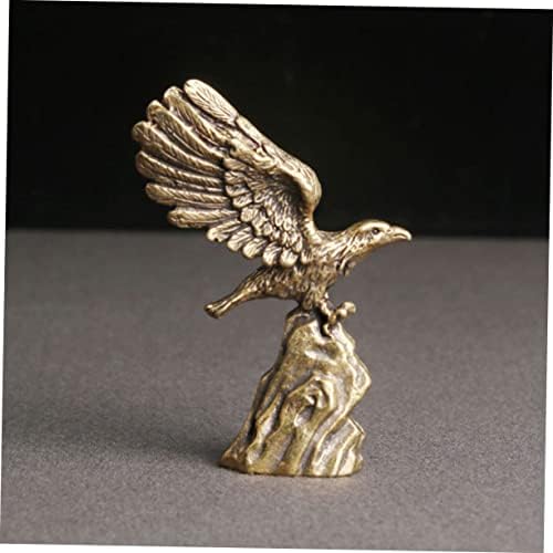 Brass Eagle Statue for Home and Office Decor