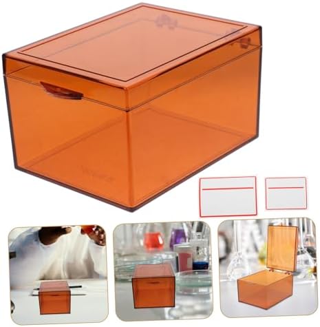 Ciieeo Lightproof Medicine Storage Container with Clear Lid
