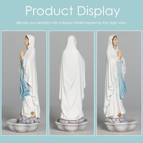 Grace4Joy Our Lady of Lourdes Statue 13 Inches