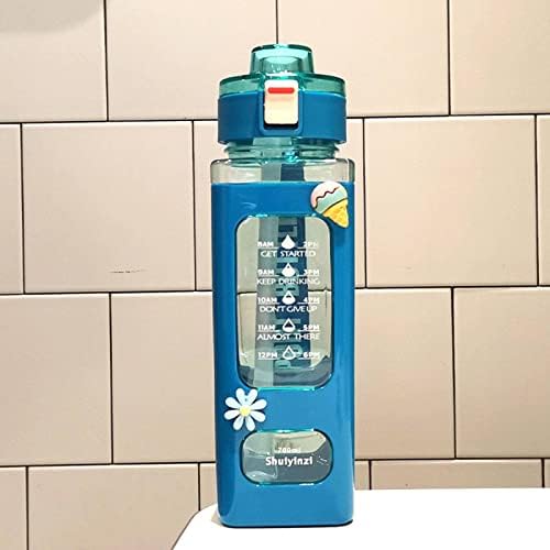 FARZI Square Straw Cup with Large Capacity for Sports and Travel