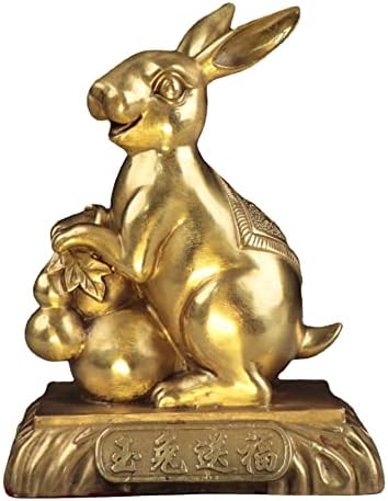 Usoway Collectible Copper Rabbit for Home Dcor