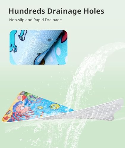 Daugee Cartoon Baby Bath Mat 40x16 Non-Slip
