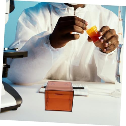 Ciieeo Lightproof Medicine Storage Container with Clear Lid