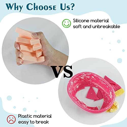 AIXIAOYA Silicone Soap Dish - Self Draining Easy Cleaning