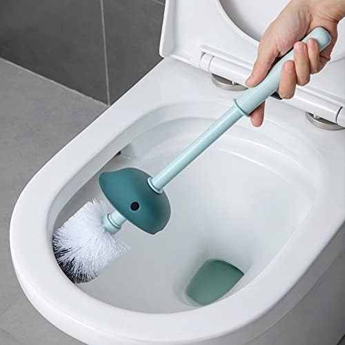 Toilet Brush with Handle and Base for Easy Cleaning