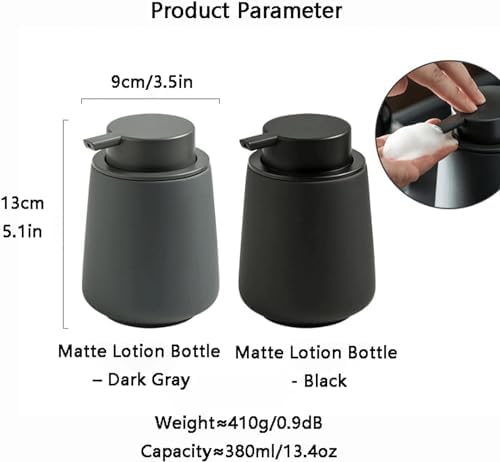 380ml Liquid Foaming Hand Soap Dispenser for Kitchen Bathroom