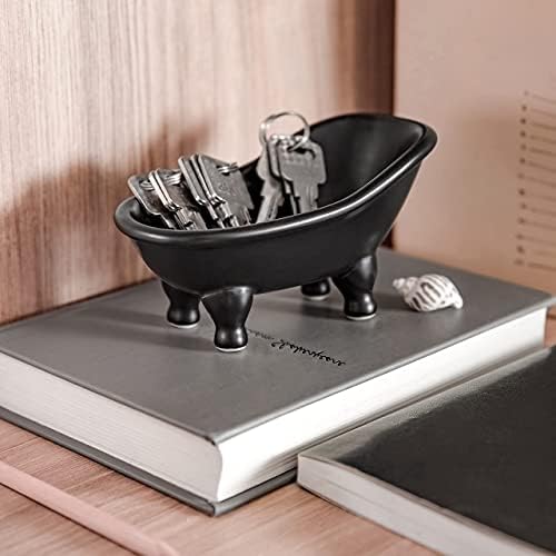 1piece 56 Inch Black Ceramic Soap Dish
