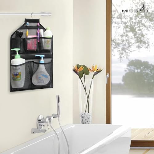 MISSLO Mesh Shower Caddy with Rotatable Hanger