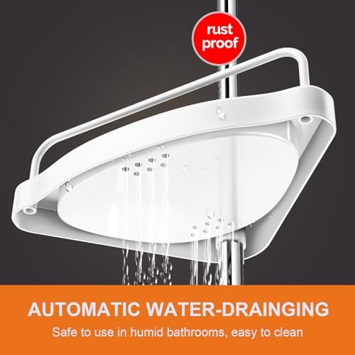 Hamitor Corner Shower Caddy 4Tier Organizer