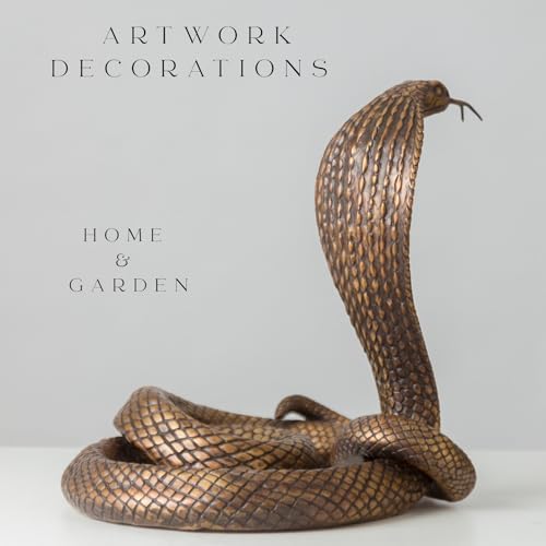 YouFine Bronze King Cobra Sculpture 134 Lifelike Statue 1