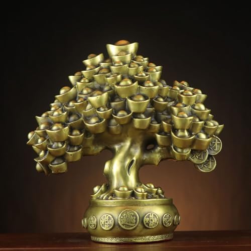 Usoway Copper Wealth Tree Collectible Figurine 1