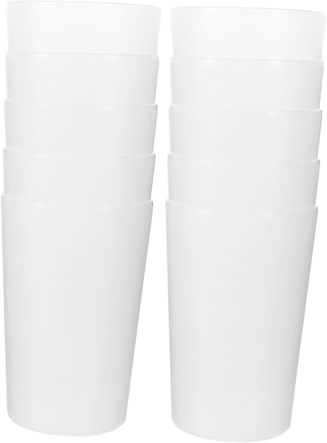 Garneck 10pcs Reusable Toothbrush Cups 1