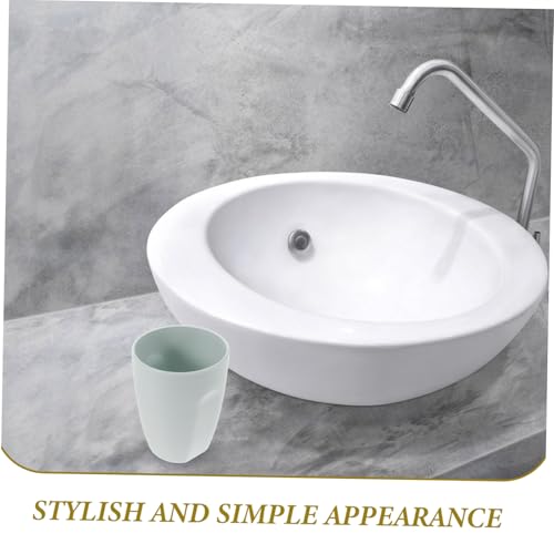 Unbreakable Plastic Toothbrush Mug for Travel and Bathroom Use