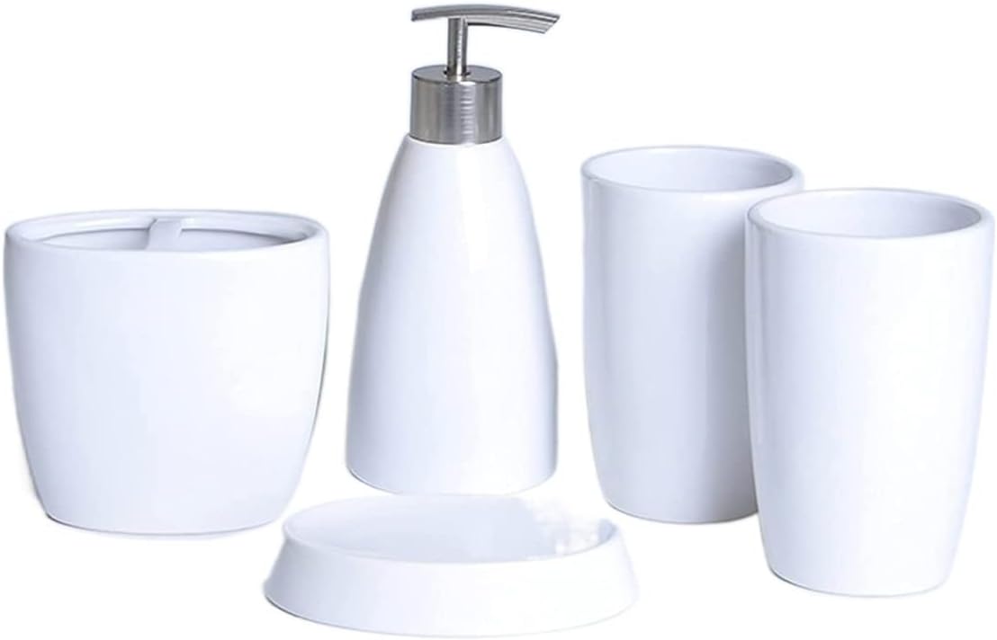 OXOAMP 4-Piece Soap Dispenser Set White 1