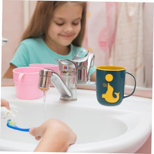 Adorable dolphin toothbrush cup travel mug for kids