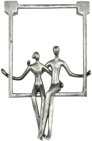 Natural Design Architecture Lifestyle N Swinging Couple Sculpture 1