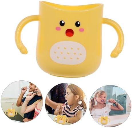 Hoement Durable Cartoon Toothbrush Holder Mug 1