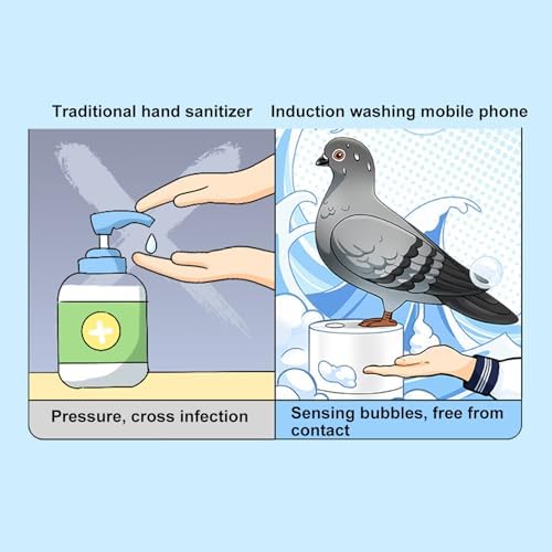 Charming Pigeon Soap Dispenser Touchless Foaming 400ml