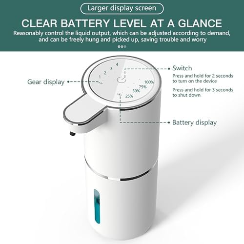 YEWENI USB Rechargeable Touchless Soap Dispenser 1