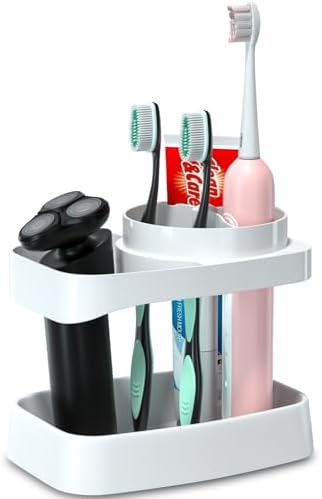 CRKIOB Family Toothbrush Holder with Drainage and Ventilation 1
