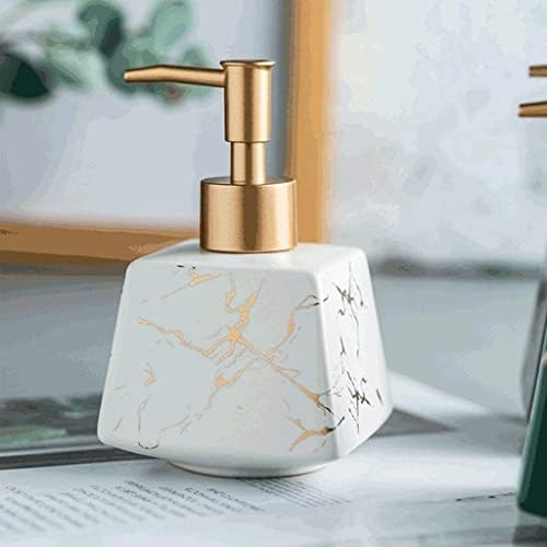 NTIYOU Countertop Soap Dispenser Ceramic 260ML White