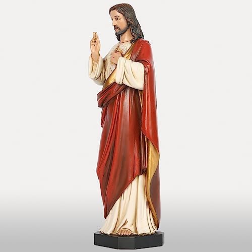 BC Catholic Sacred Heart of Jesus Statue 1475 Inch 1