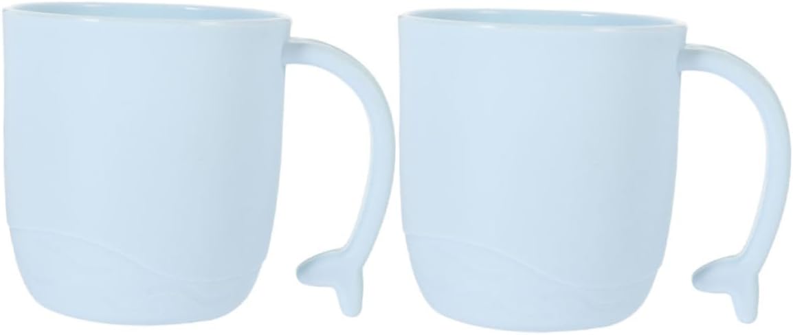 2pcs Cartoon Toothbrush and Mouthwash Cups for Kids