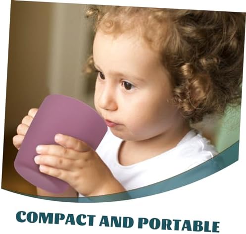 Luxshiny Spill-Proof Silicone Toddler Cup with Handle