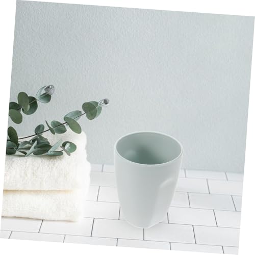 Unbreakable Plastic Toothbrush Mug for Travel and Bathroom Use
