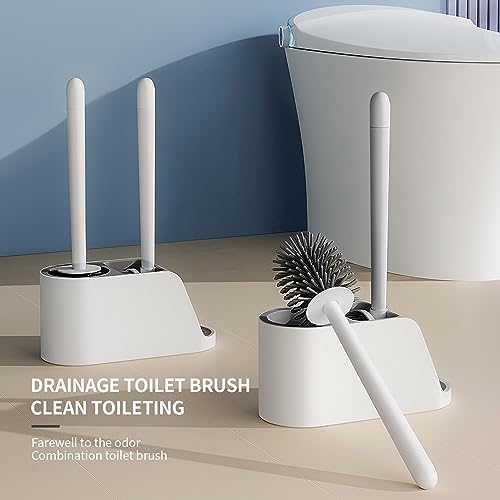 JIEKEDANLIN Toilet Brush Set with Holder