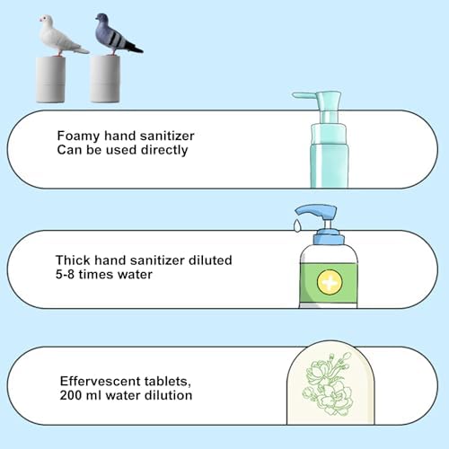 Charming Pigeon Soap Dispenser Touchless Foaming 400ml