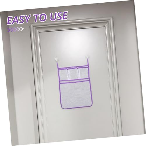 Hoement Bathroom Travel Organizer Hanging Pockets Mesh Storage Bag
