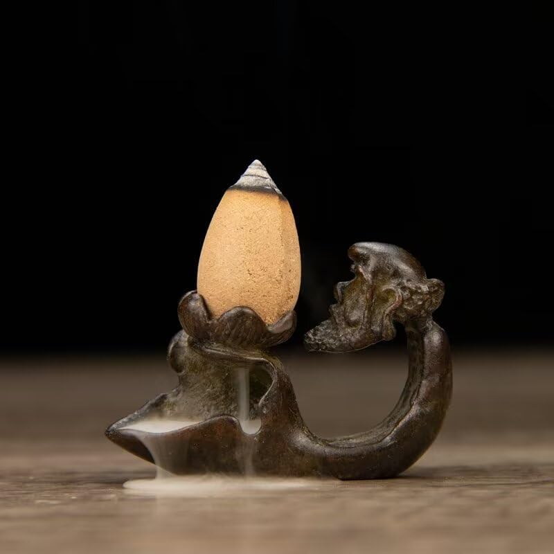 Julrybox Brass Incense Burner Kit Zen Meditation Decor