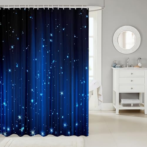 Erosebridal Abstract Ombre Shower Curtain Set
