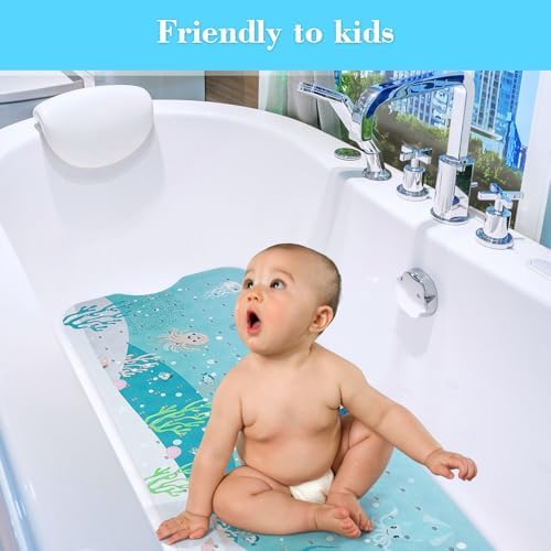 Secopad Cartoon Baby Bath Mat with Suction Cups