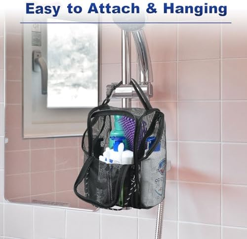 Cosmos Mesh Shower Caddy Portable Toiletry Bag