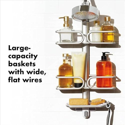 OXO Good Grips 3 Tier Shower Caddy with Razor Holder