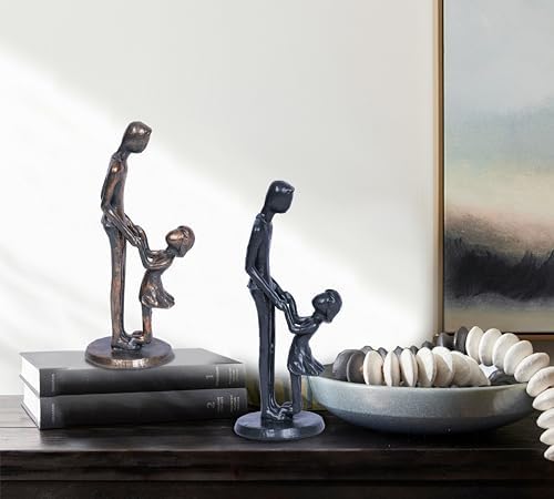 Father Daughter Statue - Heartwarming Love Sculpture