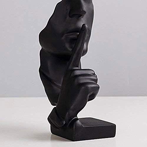 NEWQZ Creative Abstract Man Statue Sculptures Black