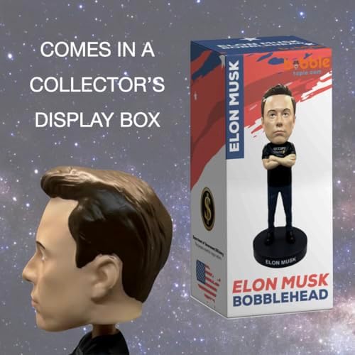 Elon Musk Bobblehead - 8 Inches Tall Premium Polyresin Collectible Statue