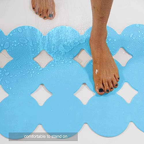Webos Non Slip Bathtub Mat with Strong Suction Cups
