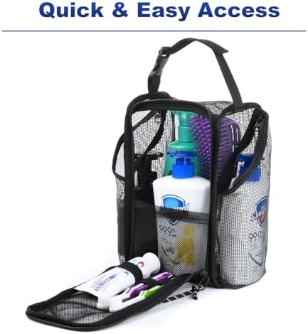 Cosmos Mesh Shower Caddy Portable Toiletry Bag