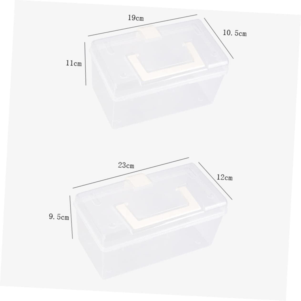 Gatuida Portable Medicine Storage Box Black