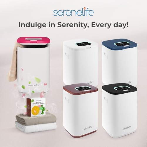 SereneLife SLTLWSQ80 Warmer - 23L Bucket with Timer Pink
