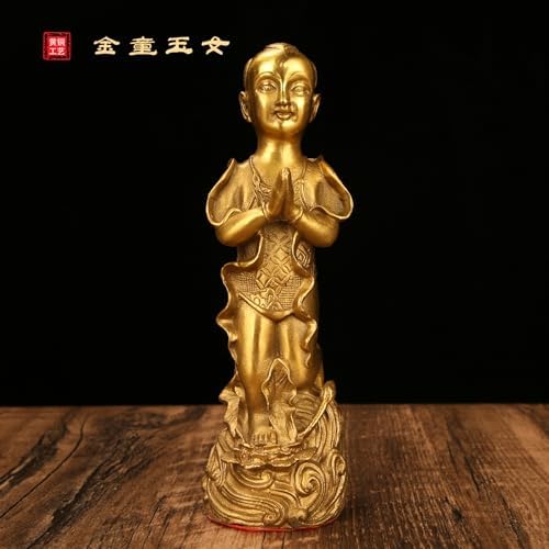 Usoway Brass Twin Figures for Home Decor